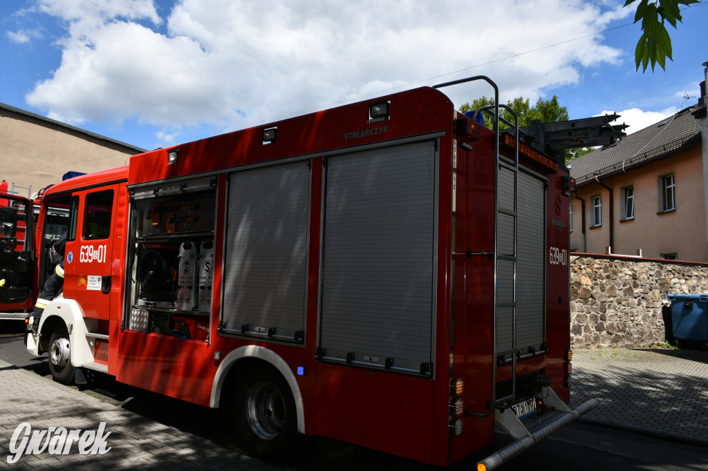 Tarnowskie Góry. Pożar w centrum miasta