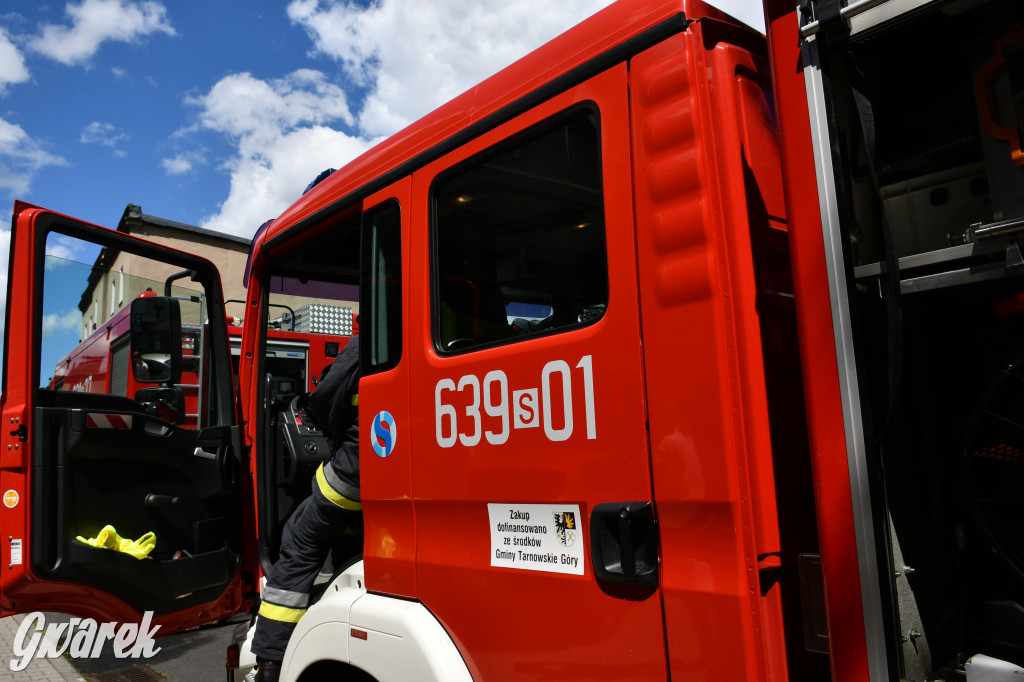 Tarnowskie Góry. Pożar w centrum miasta