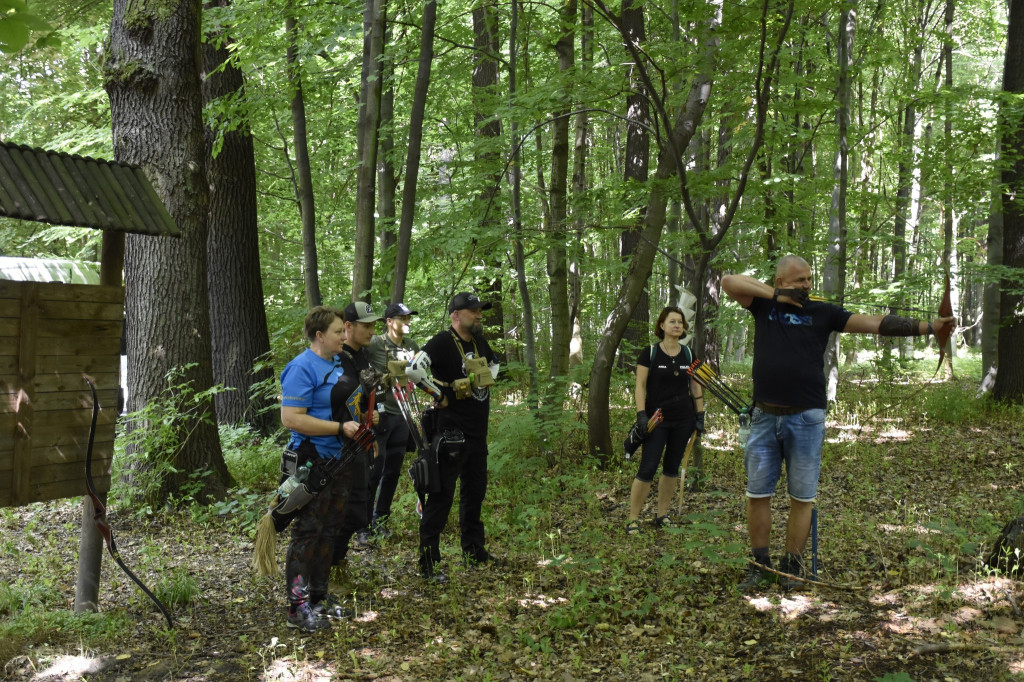 Tarnowskie Góry. Łucznicy w parku Repeckim [FOTO]