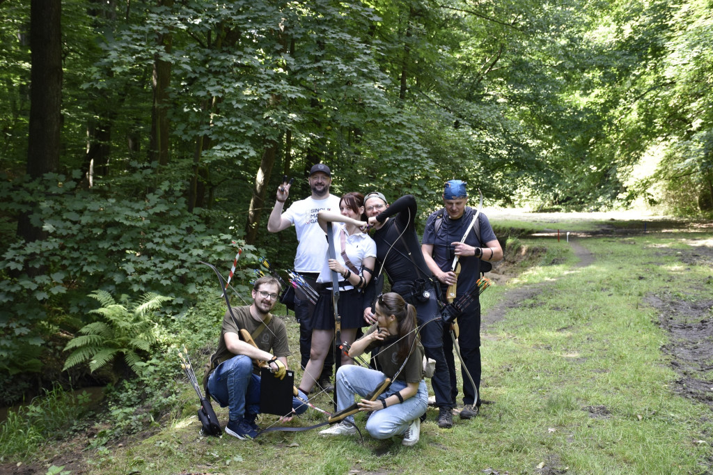 Tarnowskie Góry. Łucznicy w parku Repeckim [FOTO]