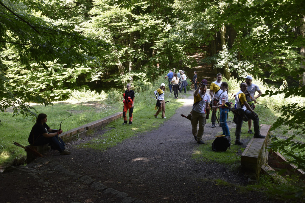 Tarnowskie Góry. Łucznicy w parku Repeckim [FOTO]