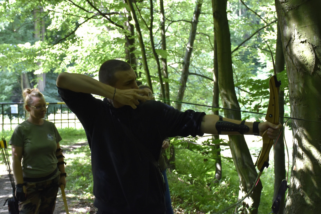 Tarnowskie Góry. Łucznicy w parku Repeckim [FOTO]