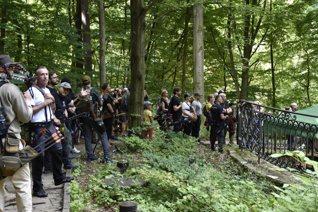 Tarnowskie Góry. Łucznicy w parku Repeckim [FOTO]
