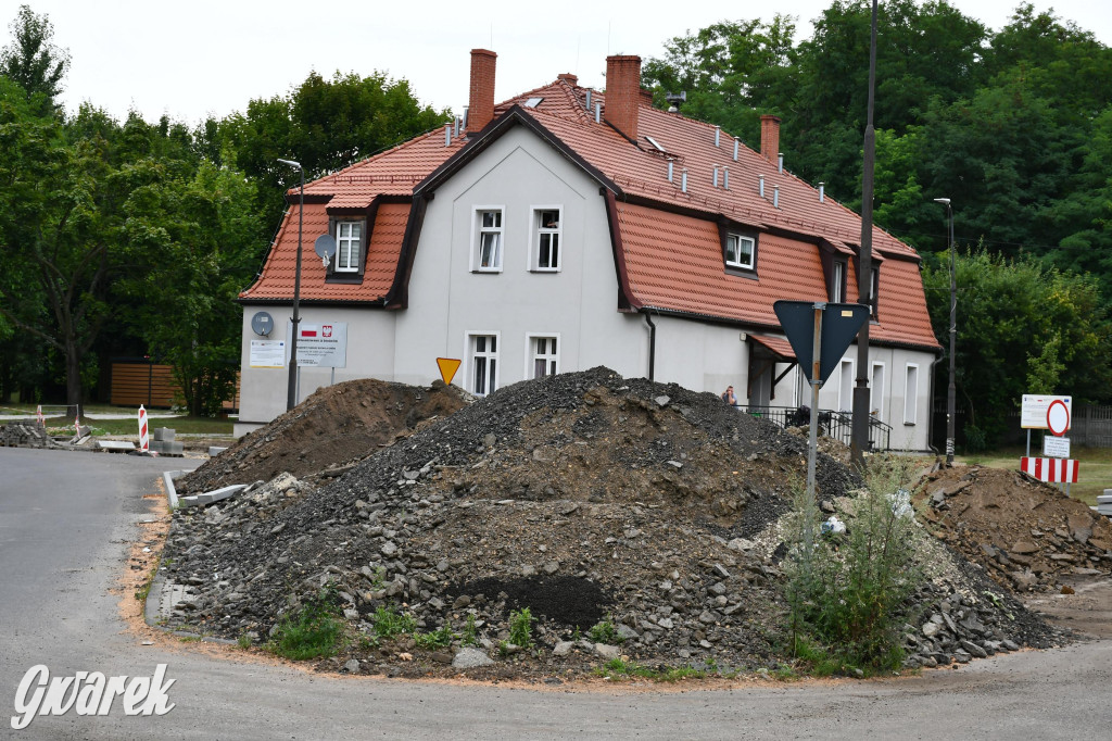 Grzybowa w przebudowie – postępy prac i utrudnienia