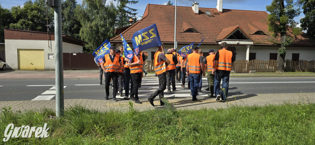Tarnowskie Góry. Tu nie przejedziecie. Trwa protest