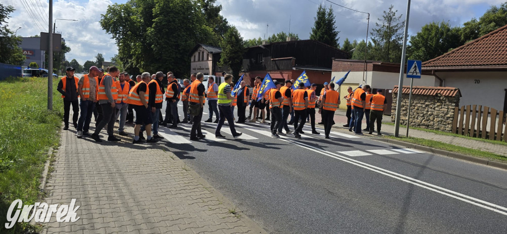 Tarnowskie Góry. Tu nie przejedziecie. Trwa protest