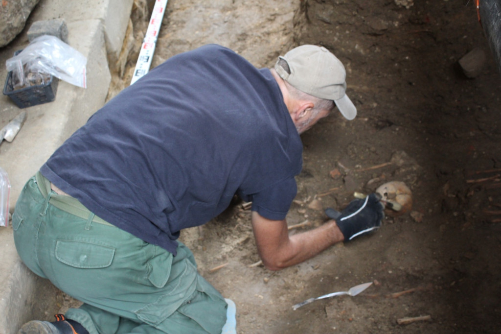 Dziecięce groby w kościele pw. św. Wojciecha