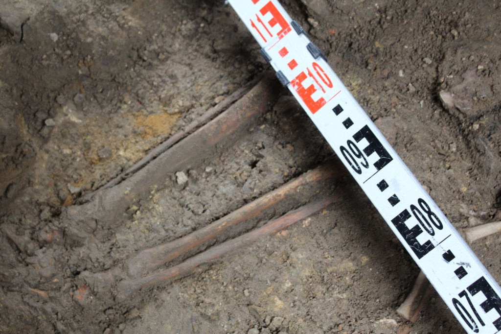 Dziecięce groby w kościele pw. św. Wojciecha