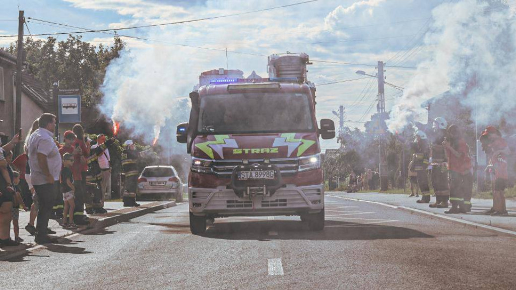 Powiat tarnogórski. Radość z nowego wozu