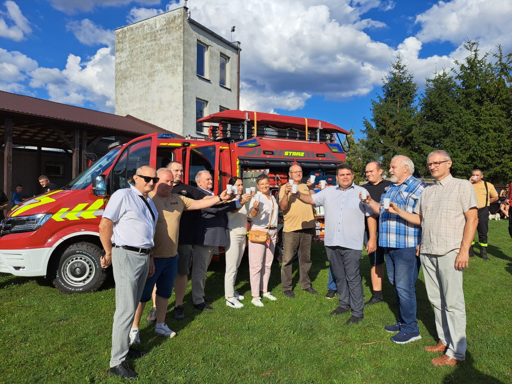 Powiat tarnogórski. Radość z nowego wozu