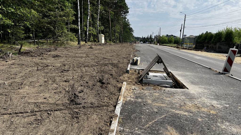 Ulica Grzybowa się zmienia