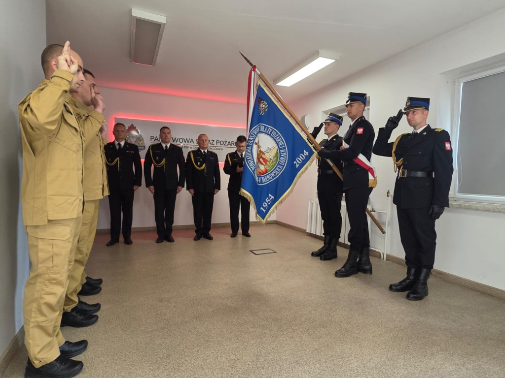 Tarnowskie Góry, Bytom. Ślubowania strażaków