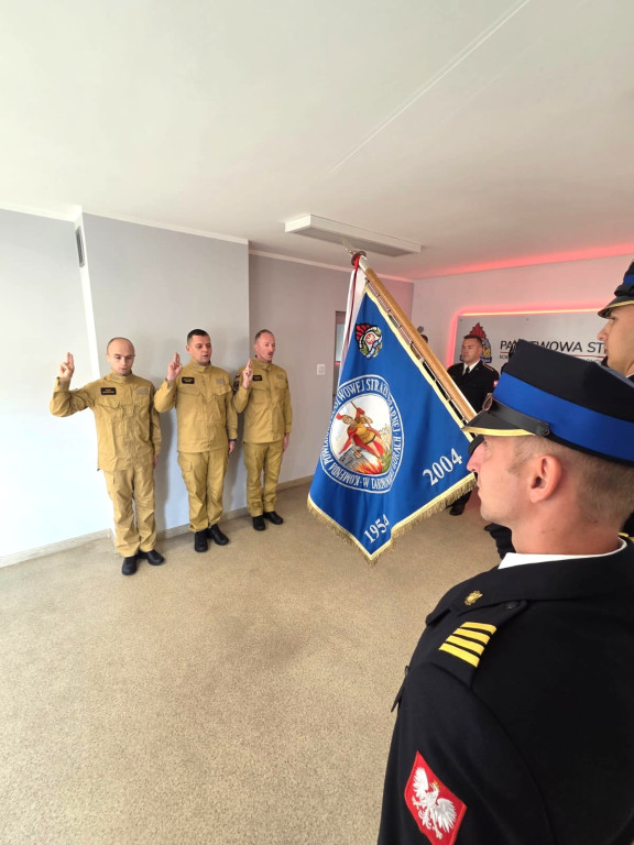 Tarnowskie Góry, Bytom. Ślubowania strażaków