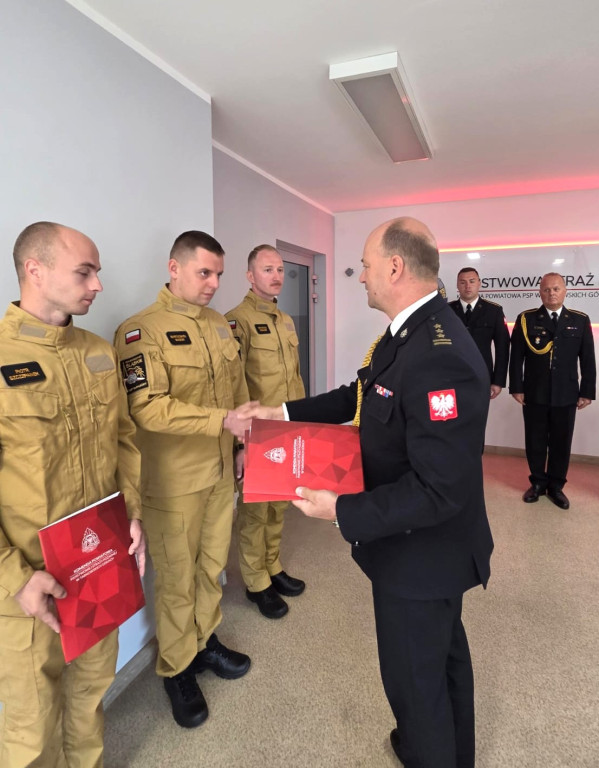 Tarnowskie Góry, Bytom. Ślubowania strażaków