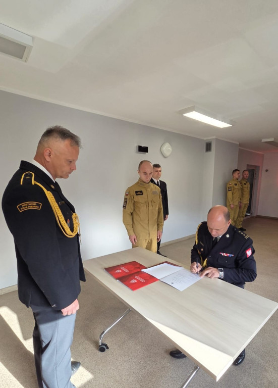 Tarnowskie Góry, Bytom. Ślubowania strażaków