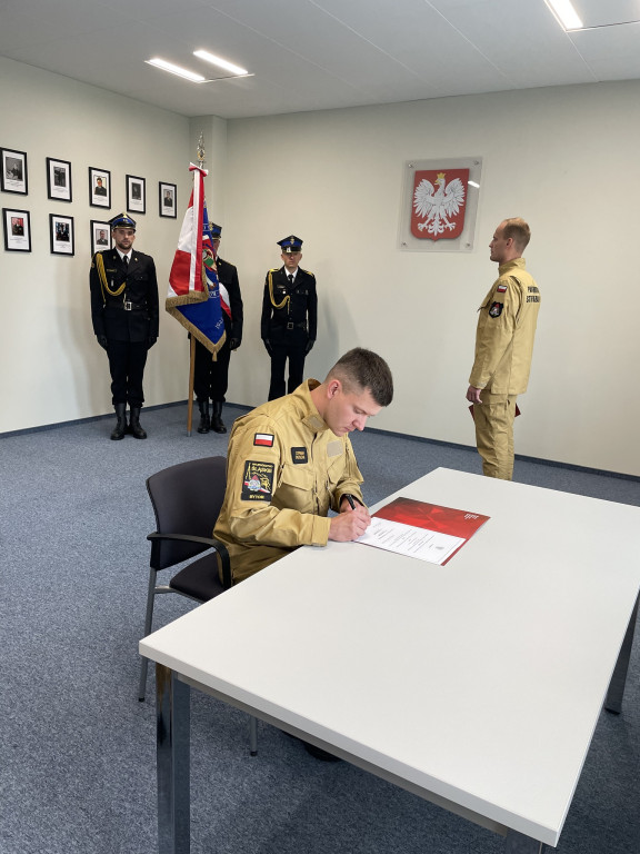 Tarnowskie Góry, Bytom. Ślubowania strażaków