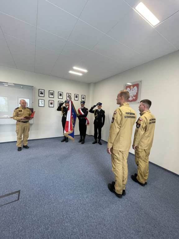 Tarnowskie Góry, Bytom. Ślubowania strażaków