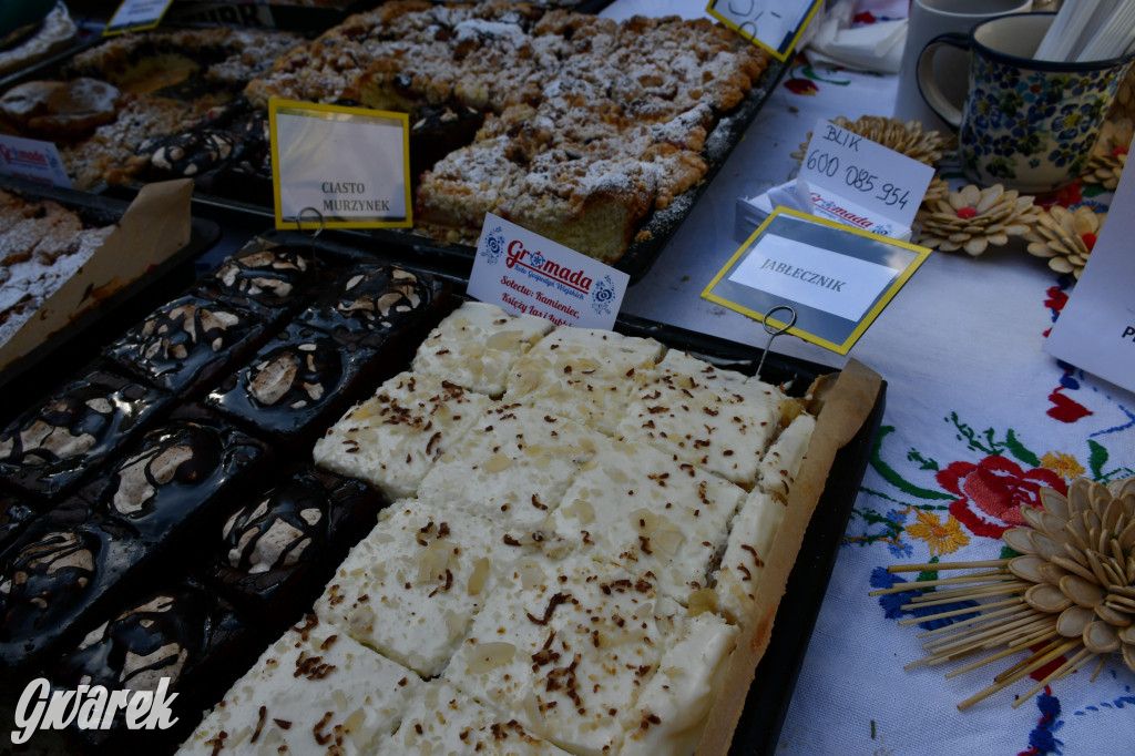 Świerklaniec. Dożynki w parku, pyszności przed pałacem