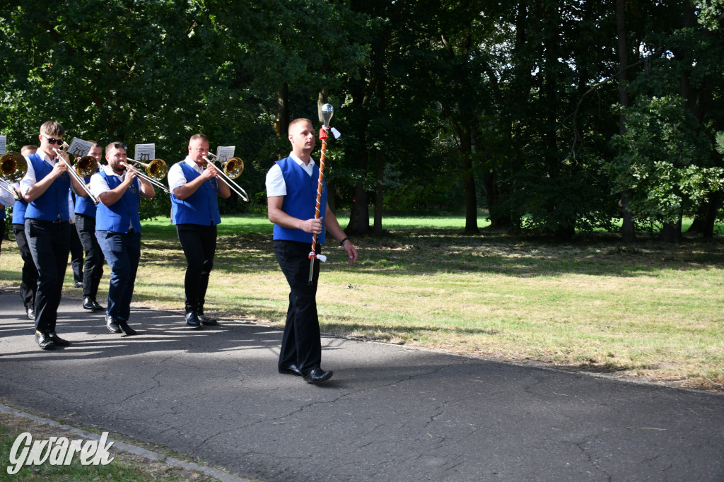 Świerklaniec. Dożynki w parku, pyszności przed pałacem