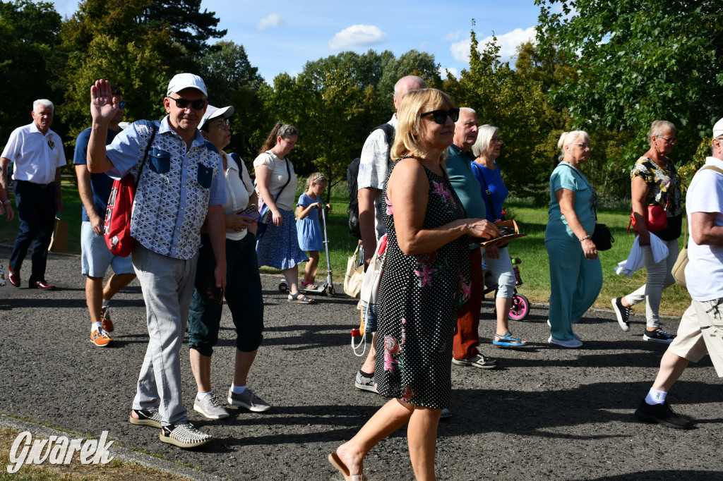 Świerklaniec. Dożynki w parku, pyszności przed pałacem