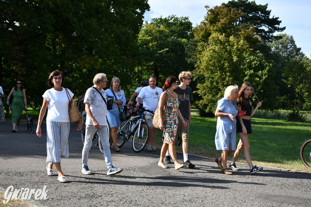 Świerklaniec. Dożynki w parku, pyszności przed pałacem
