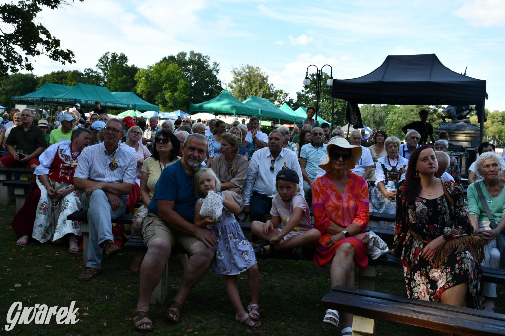 Świerklaniec. Dożynki w parku, pyszności przed pałacem