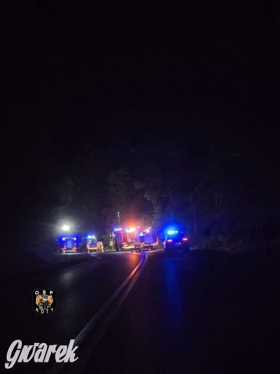  Nissan dachował na DK 11. Kto prowadził?