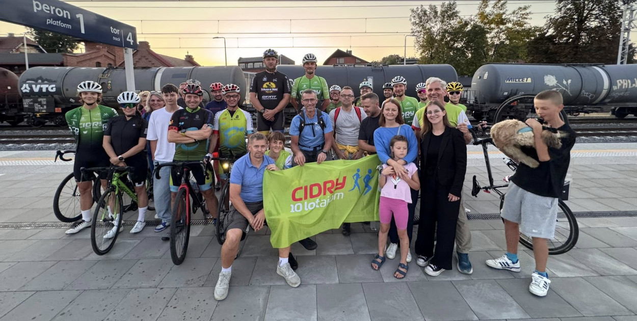 Mieszkaniec Radzionkowa zaliczył rowerowy maraton