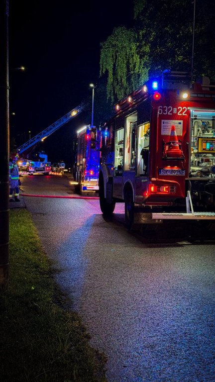 Radzionków. Pożar i 12 zastępów straży w akcji