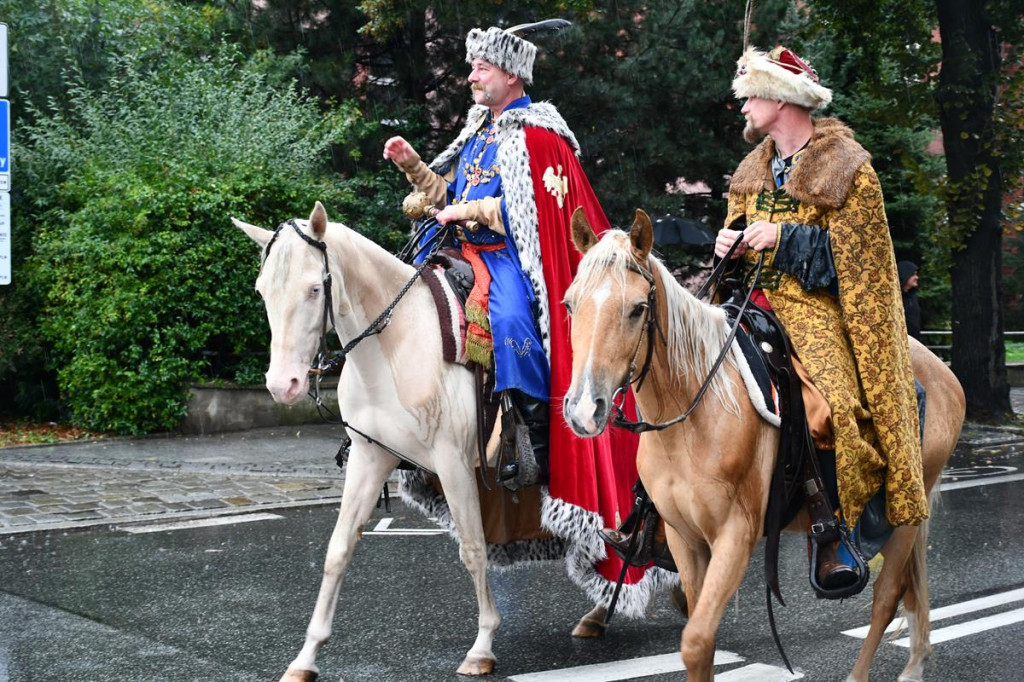 Z parasolami, w kurtkach przeciwdeszczowych  [FOTO]