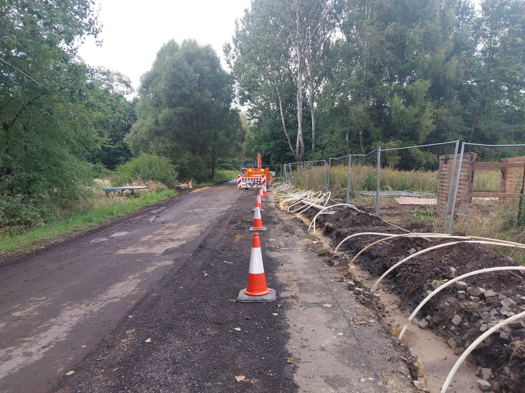 Świerklaniec. Migawki z placów budowy