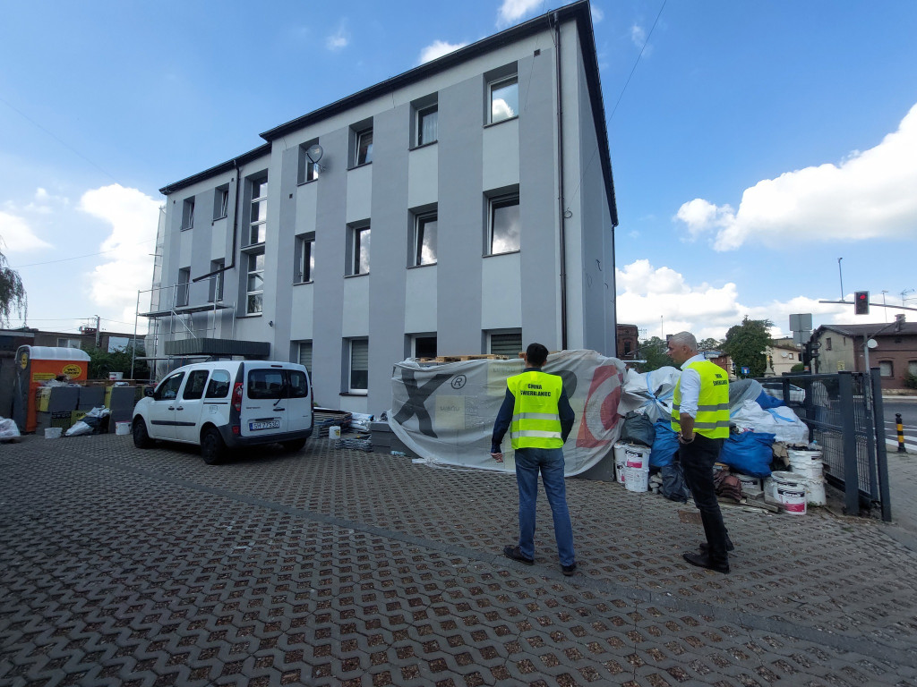 Świerklaniec. Migawki z placów budowy