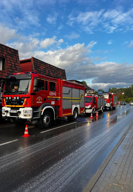 Powiat tarnogórski. Zderzenie trzech osobówek