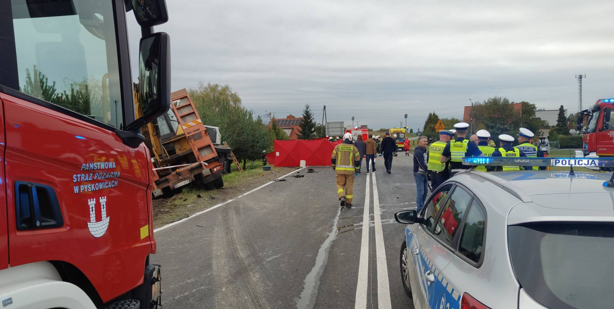 W wypadku zginęli uczniowie szkoły w Brynku