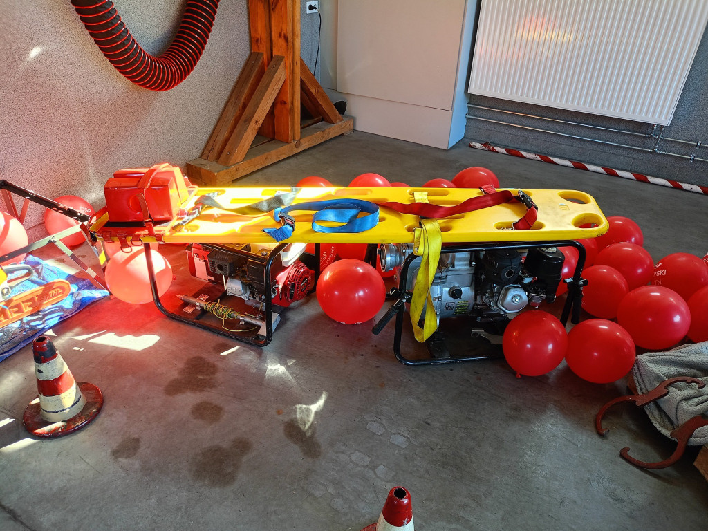 Zabawa na strażackim festynie