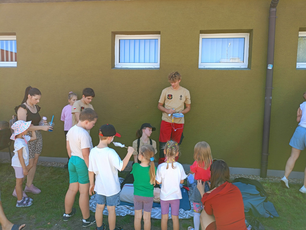 Zabawa na strażackim festynie