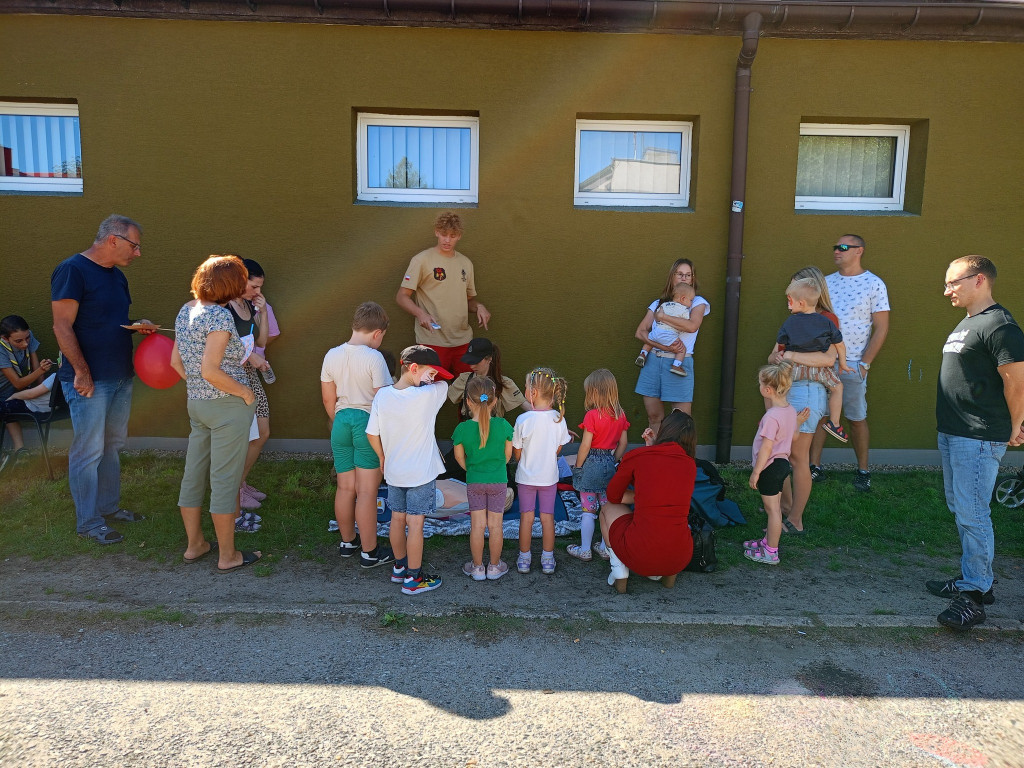 Zabawa na strażackim festynie
