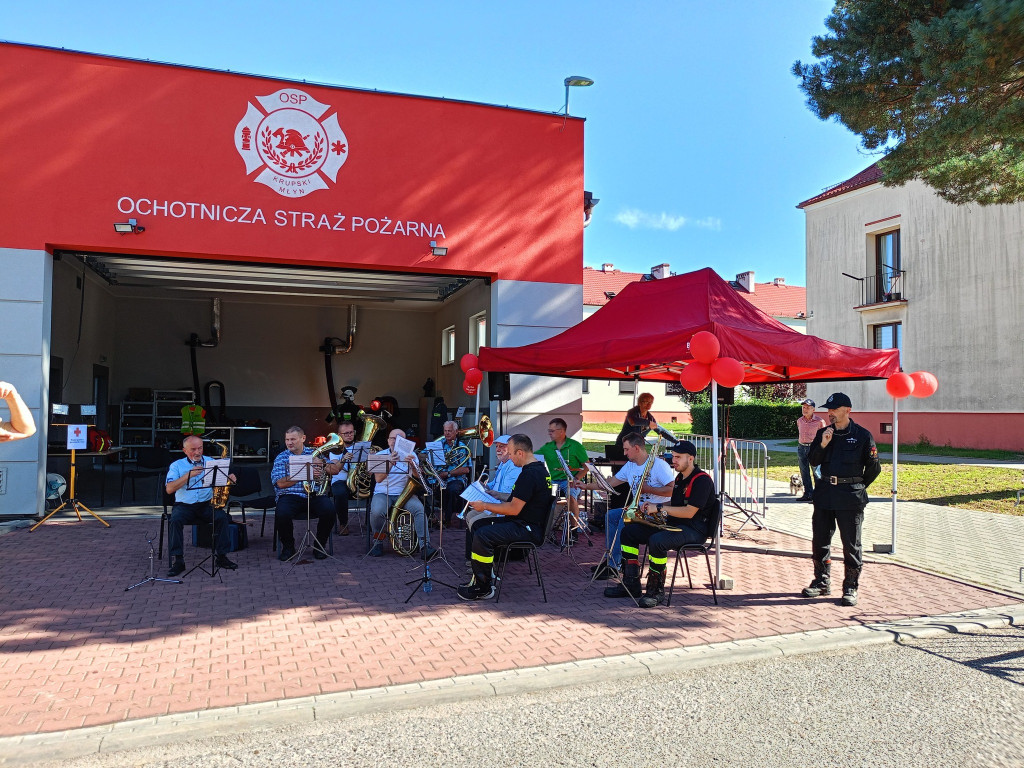 Zabawa na strażackim festynie