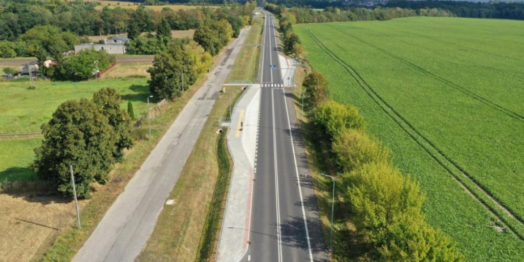 Powiat tarnogórski. Rondo w Boniowicach otwarte
