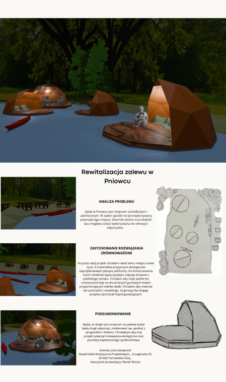 Rewitalizacja w parkach Piny i Hutnika. Uczennice...