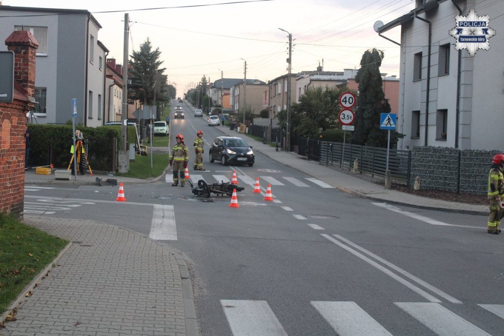 Tarnowskie Góry. Wjechał prosto w 16-latka