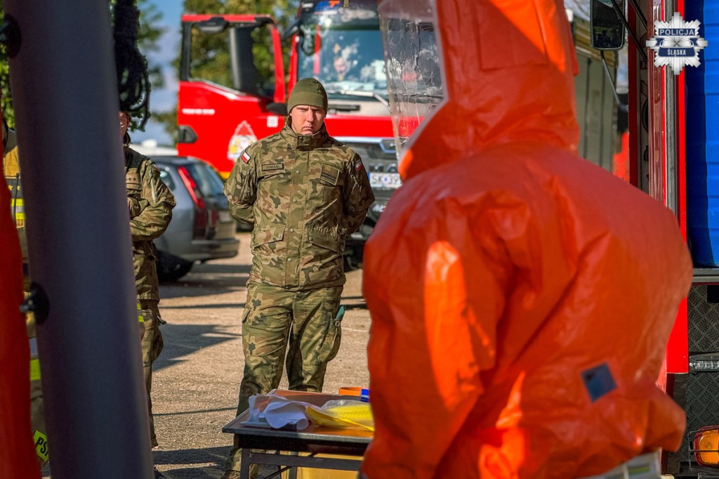 Tarnowskie Góry. Brudna bomba i poszukiwany pilot drona