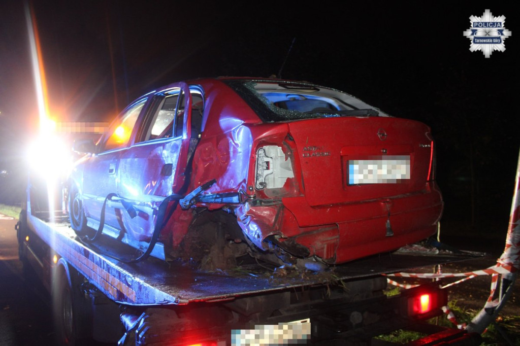 Tarnowskie Góry. Uderzył w słup i płot, potem uciekł