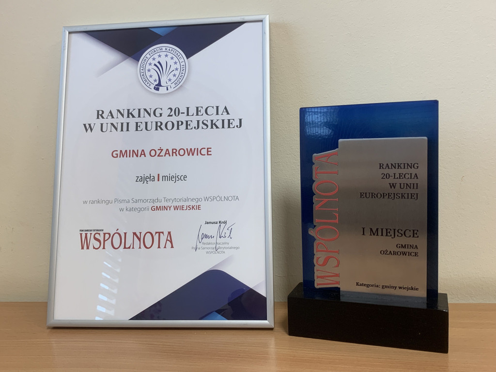 Nasza gmina na pierwszym i drugim stopniu podium