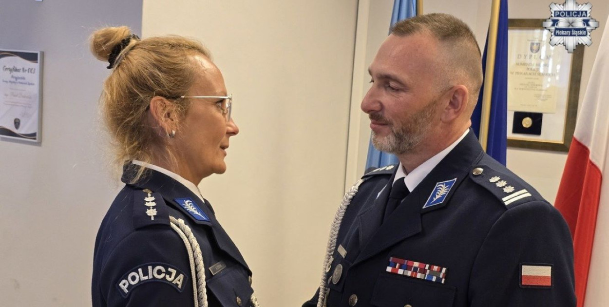 Zmiana warty w policji w Piekarach Śląskich