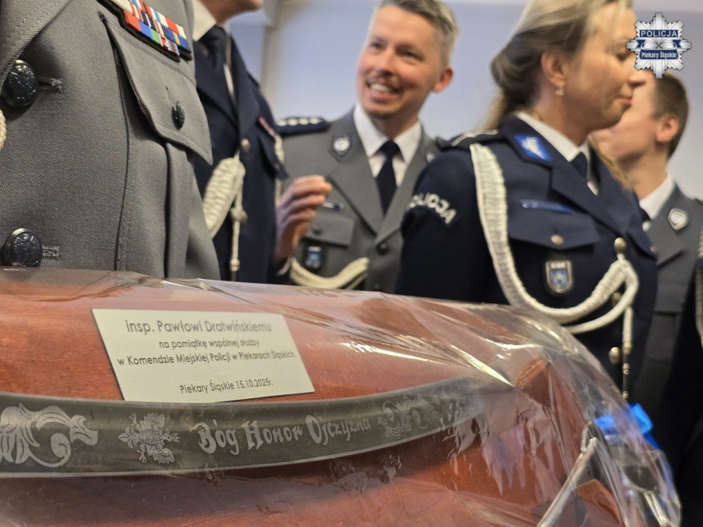 Zmiana warty w policji w Piekarach Śląskich