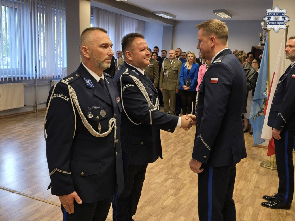 Zmiana warty w policji w Piekarach Śląskich