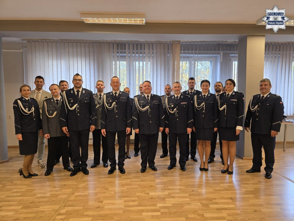Zmiana warty w policji w Piekarach Śląskich