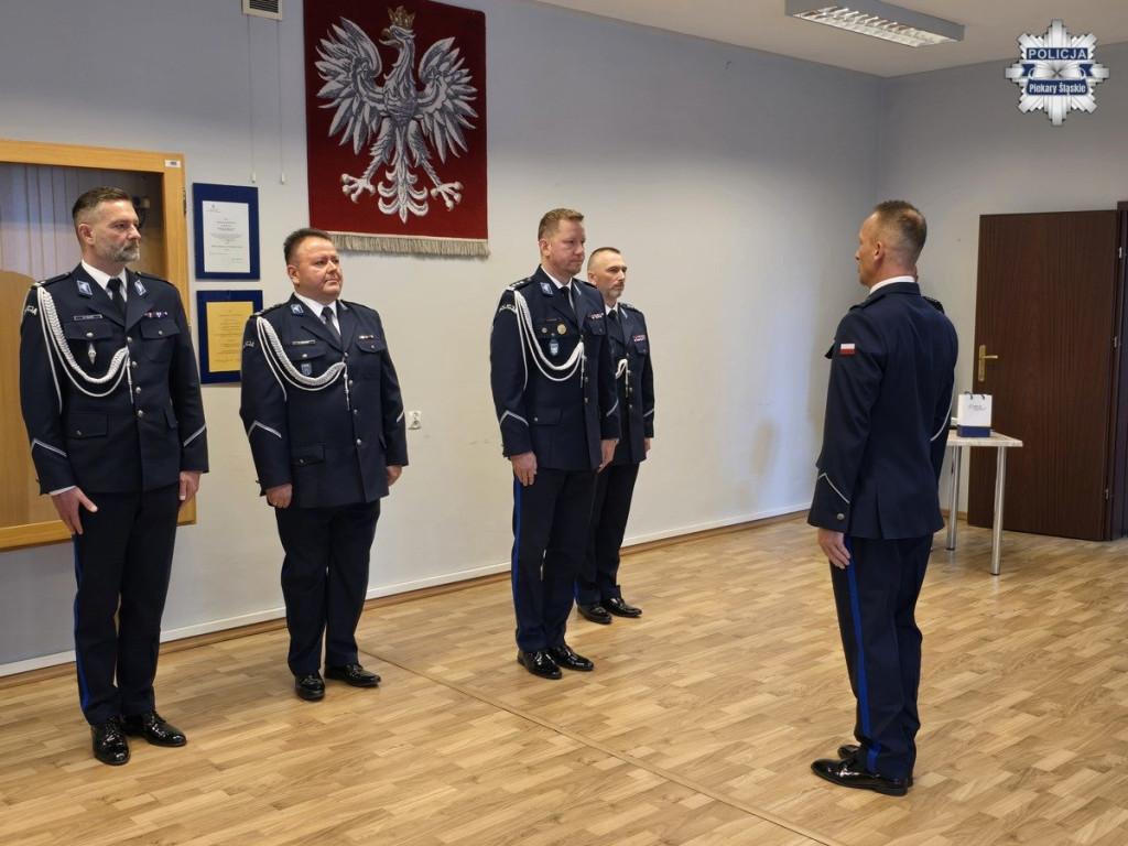 Zmiana warty w policji w Piekarach Śląskich