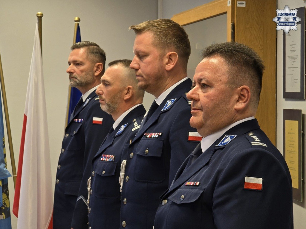 Zmiana warty w policji w Piekarach Śląskich